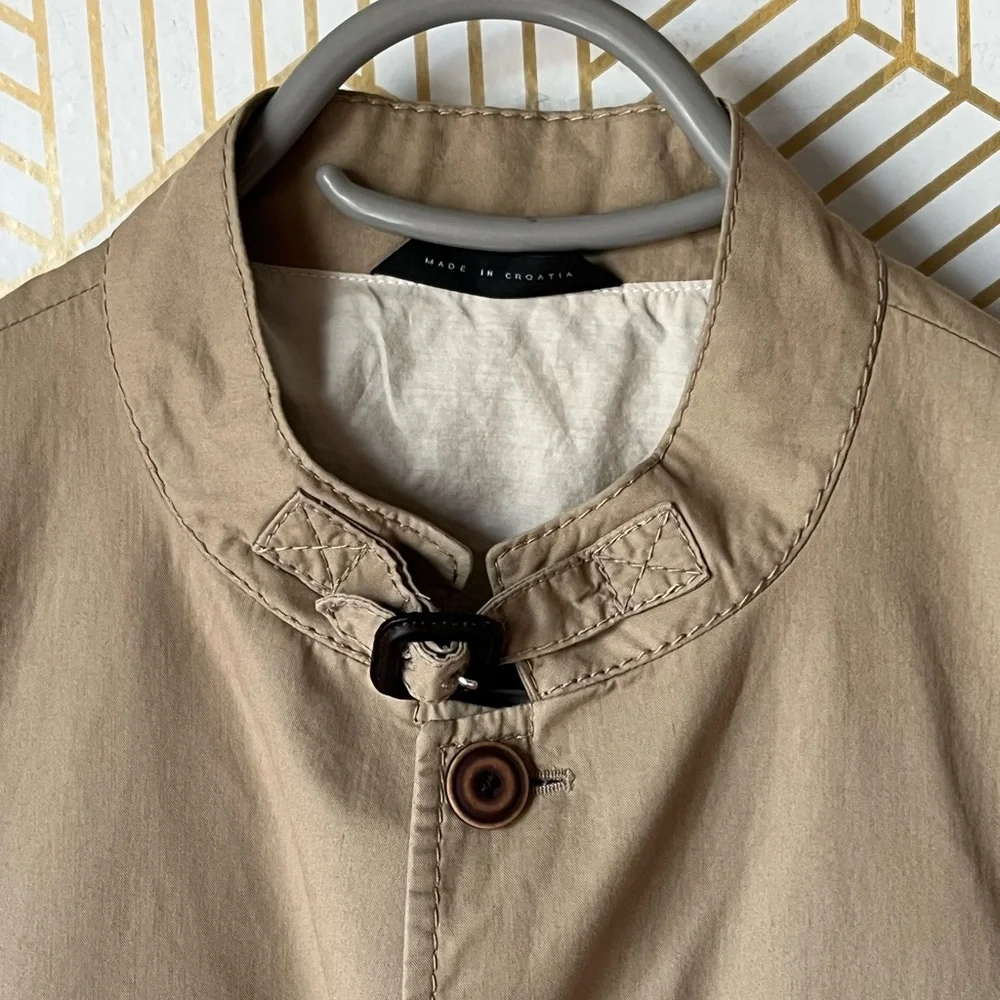 Hugo Boss Men’s Safari Field Jacket Coat tan 38R - Picture 5 of 12